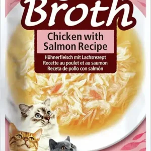 CIAO Broth Chicken with Salmon Recipe 40g Letzte Chance
